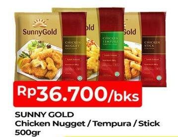 Promo Harga SUNNY GOLD Chicken Nugget/Tempura/Stick  - TIP TOP