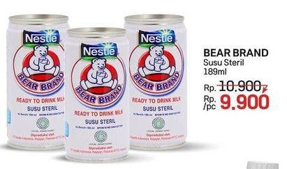 Promo Harga Bear Brand Susu Steril 189 ml - LotteMart