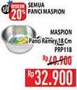 Promo Harga Maspion Panci Ramey PRP118  - Hypermart