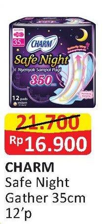 Promo Harga Charm Safe Night Gathers 35cm 12 pcs - Alfamart