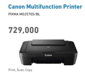 Promo Harga CANON Pixma MG2570S  - Electronic City