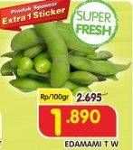 Promo Harga Edamame TW per 100 gr - Superindo