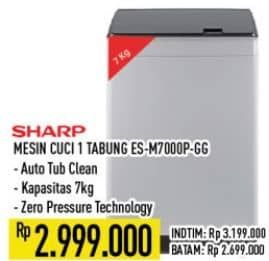 Promo Harga Sharp ES-M7000P-GG  - Hypermart