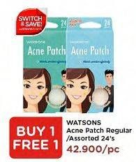 Promo Harga WATSONS Acne Patch Assorted, Regular 24 pcs - Watsons