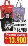 Promo Harga Reusable Bag Disney Friend  - Hypermart