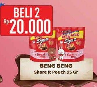 Promo Harga BENG-BENG Share It per 2 pouch 95 gr - Hypermart