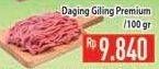 Promo Harga Daging Giling Sapi Premium per 100 gr - Hypermart