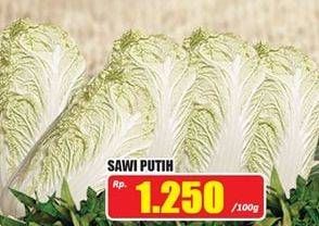 Promo Harga Sawi Putih per 100 gr - Hari Hari