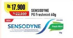 Promo Harga Sensodyne Pasta Gigi Fresh Mint 60 gr - Alfamart