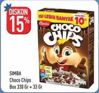 Promo Harga SIMBA Cereal Choco Chips 363 gr - Hypermart