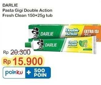 Promo Harga DARLIE Toothpaste Double Action Fresh Clean 175 gr - Indomaret