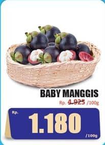 Promo Harga Manggis Baby per 100 gr - Hari Hari
