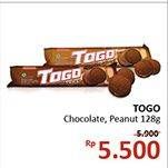Promo Harga SERENA TOGO Biskuit Cokelat Chocolate, Peanut 128 gr - Alfamidi