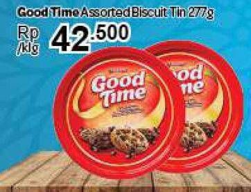 Promo Harga GOOD TIME Cookies Chocochips 277 gr - Carrefour
