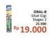 Promo Harga ORAL B Toothbrush Stages For Kid Stages 2  - Alfamidi