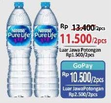 Promo Harga Nestle Pure Life Air Mineral 1500 ml - Alfamart