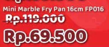 Promo Harga SOXOO Fry Pan Mini 16cm Marble Anti Lengket  - Yogya