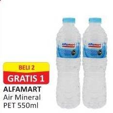 Promo Harga Alfamart Air Mineral 550 ml - Alfamart
