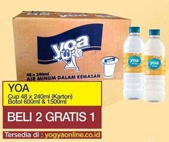 Promo Harga YOA Air Mineral  - Yogya