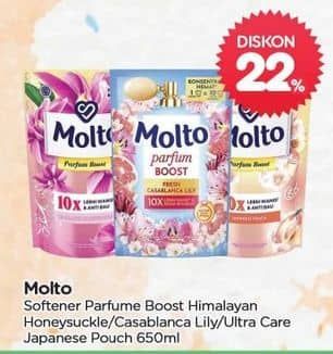 Promo Harga Molto Parfum Boost Himalayan Honeysuckle, Casablanca Lily, Japanese Peach 650 ml - TIP TOP