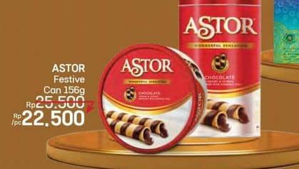 Promo Harga Astor Wafer Roll 156 gr - LotteMart