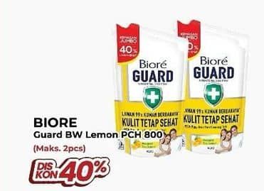 Promo Harga Biore Guard Body Foam Energized Yuzu Lemon 800 ml - Yogya