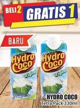 Promo Harga HYDRO COCO Minuman Kelapa Original 330 ml - Hari Hari