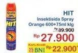 Promo Harga HIT Aerosol Orange 675 ml - Indomaret