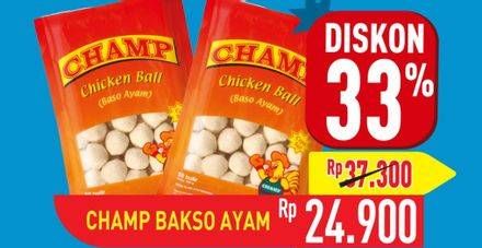Promo Harga Champ Bakso Chicken Ball 500 gr - Hypermart