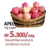 Promo Harga Apel Fuji Super per 100 gr - Yogya