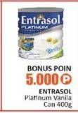 Promo Harga ENTRASOL Platinum Vanilla 400 gr - Alfamidi