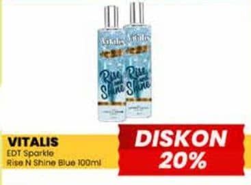 Vitalis Eau De Toilette Sparkle 100 ml Diskon 20%