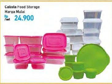 Promo Harga CALISTA Food Container All Variants  - Carrefour