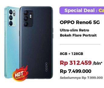 Promo Harga OPPO Reno 6 5G  - Erafone