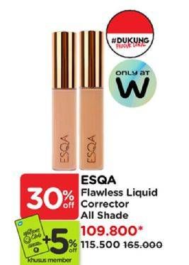 Promo Harga ESQA Flawless Liquid Concealer All Variants 15 ml - Watsons