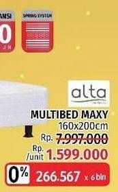 Promo Harga ALTA Multibed Set Maxy 160x200cm  - LotteMart