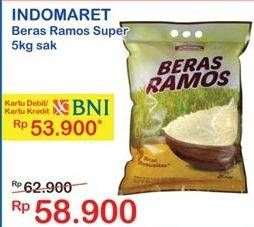 Promo Harga Indomaret Beras Ramos Super 5 kg - Indomaret