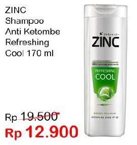 Promo Harga ZINC Shampoo Refreshing Cool 170 ml - Indomaret
