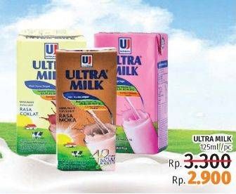 Promo Harga ULTRA MILK Susu UHT 125 ml - LotteMart
