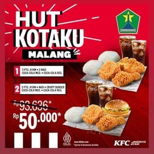 Promo Harga HUT Kotaku Malang  - KFC