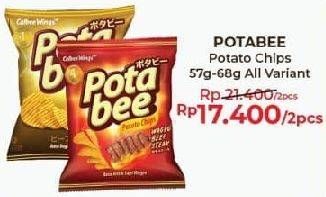 Promo Harga POTABEE Snack Potato Chips All Variants per 2 pouch - Alfamart