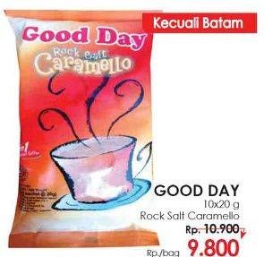 Promo Harga Good Day Instant Coffee 3 in 1 10 pcs - Lotte Grosir