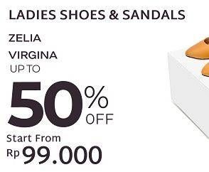 Promo Harga Zelia/Virginia Ladies Shoes/Sandals  - Carrefour