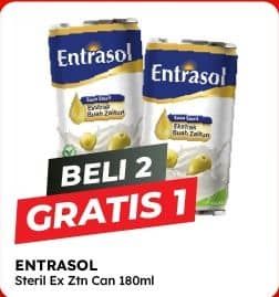 Promo Harga Entrasol Susu Steril 180 ml - Alfamart