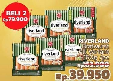 Promo Harga Riverland Sausage 360 gr - LotteMart