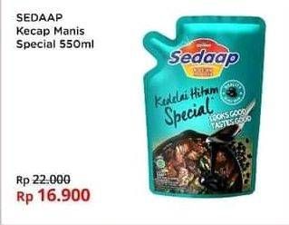 Promo Harga SEDAAP Kecap Manis Kedelai Hitam Special 550 ml - Indomaret