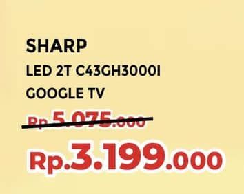 Promo Harga Sharp 2TC43GH3000I  - Yogya