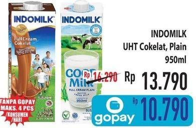 Promo Harga INDOMILK Susu UHT 950 ml - Hypermart