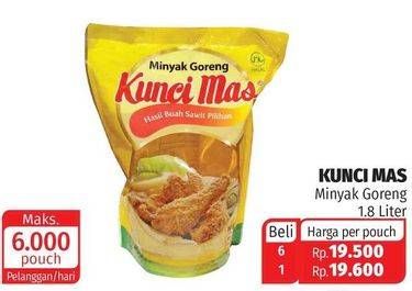 Promo Harga KUNCI MAS Minyak Goreng 1800 ml - Lotte Grosir