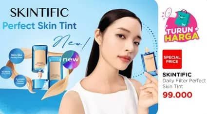 Promo Harga Skintific Daily Filter Perfect Skin Tint 28 gr - Watsons